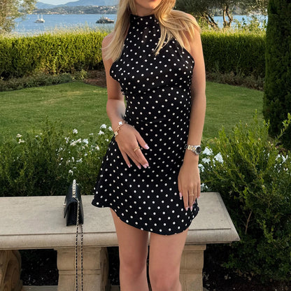 Polka Dot Mini Dress