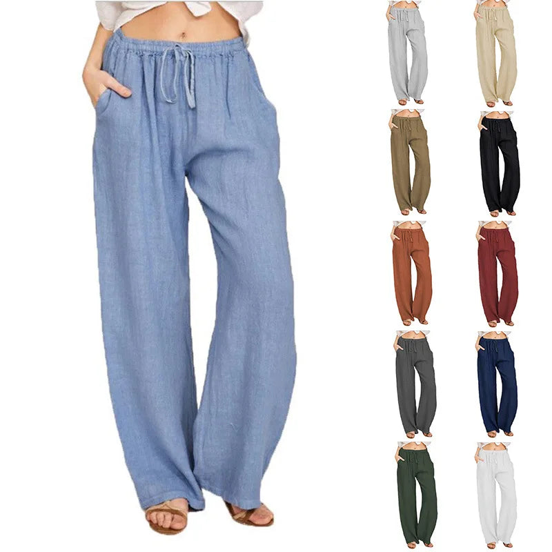 Breezy Cotton Linen Pants