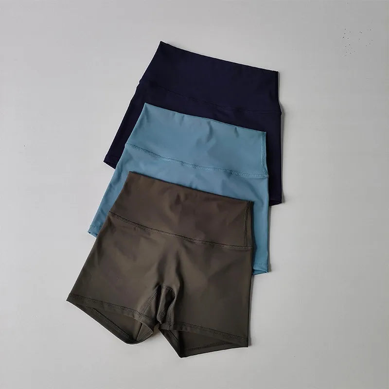 High-Waist Active Shorts