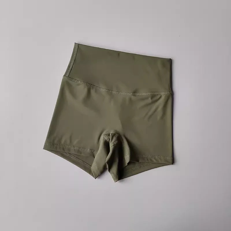High-Waist Active Shorts