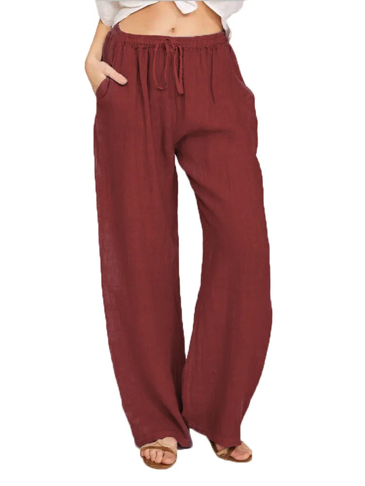 Breezy Cotton Linen Pants