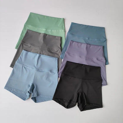 High-Waist Active Shorts